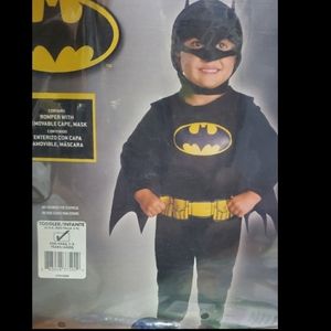 Batman Kids Costume With Cape